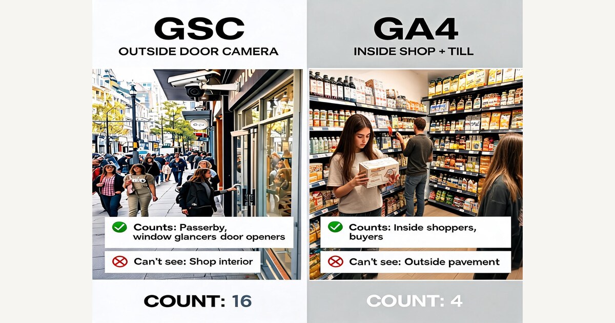 GA4 vs. GSC: Two Tools, One Funnel, Endless Confusion
